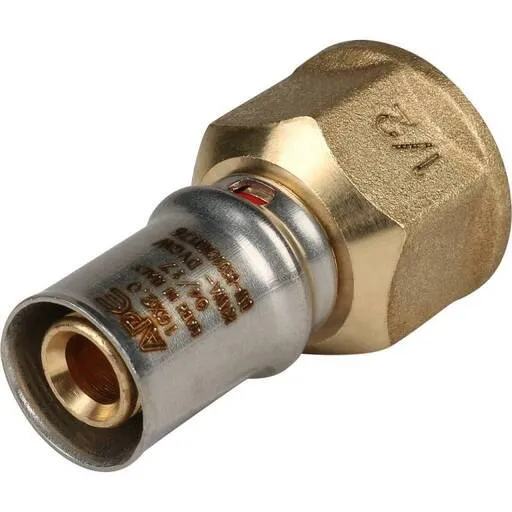 Муфта STOUT с ВР 16х1/2 для м/п труб пресс SFP-0002-001216